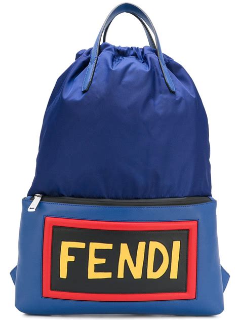 fendi backpack blue|fendi backpacks for men.